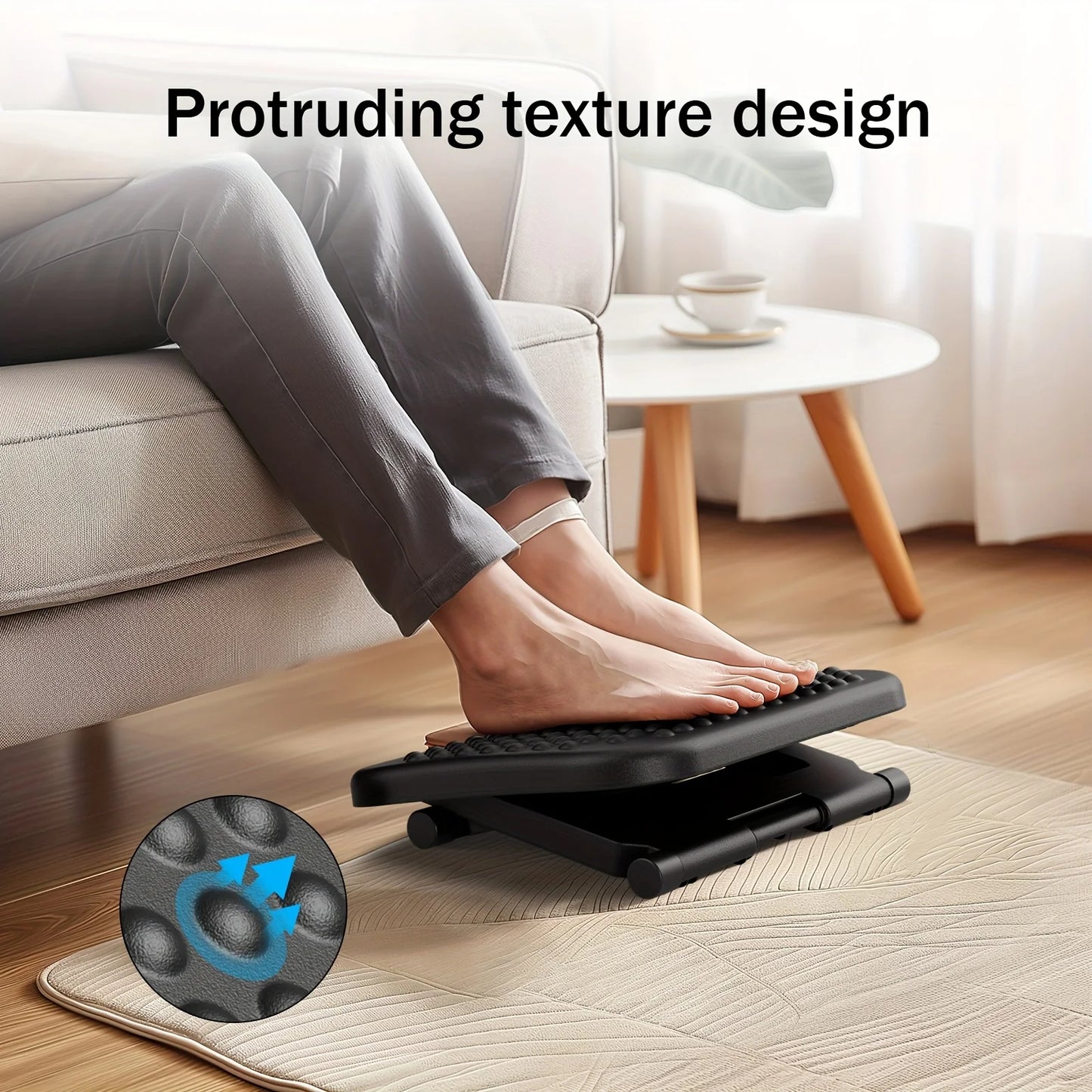 Ergonomic Adjustable Under Desk Footrest – Ultimate Comfort Support