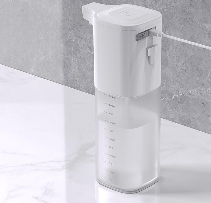 TouchFlow Pro: Smart Wall-Mounted Soap Dispenser w/ 4-Level Foam & Gel Output