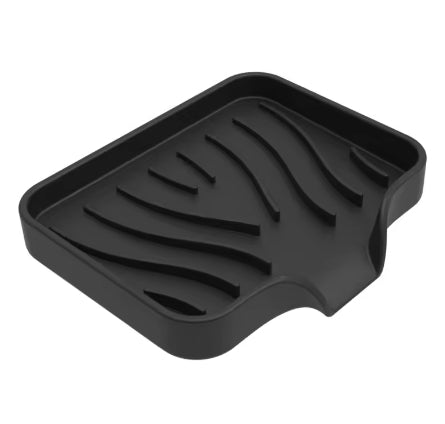 Non-Slip Silicone Soap Drain Mat - Mini Kitchen Sink Tray