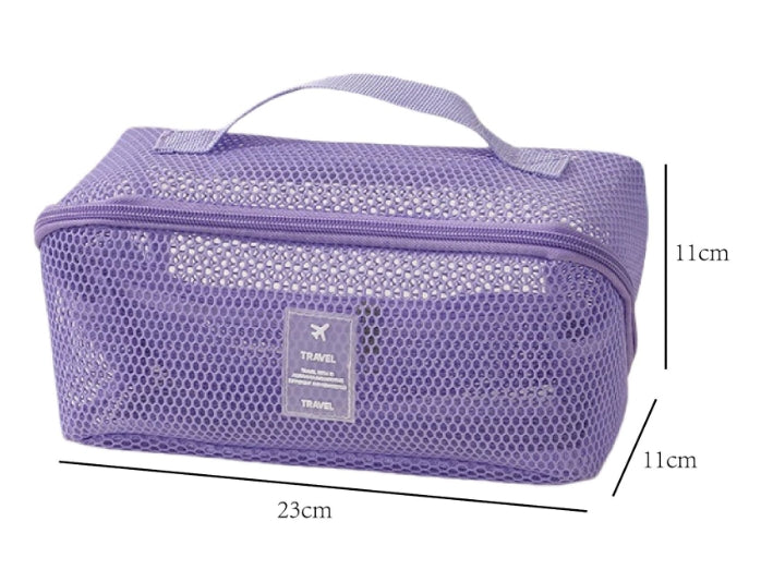 Large Mesh Makeup Bag – Lightweight &Big Capacity