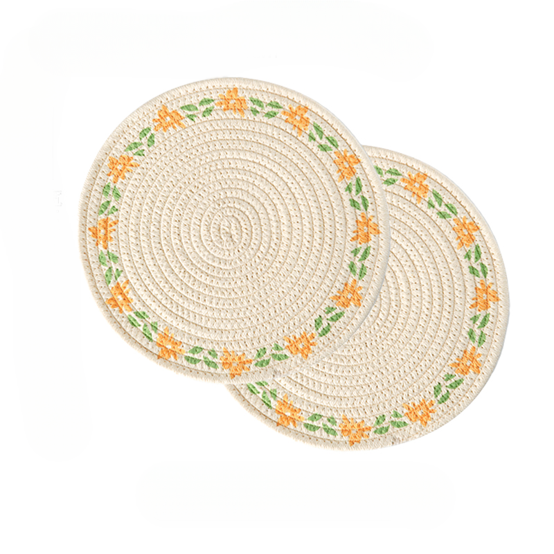 Simple and Elegant Linen Placemat, Heat-Resistant and Washable