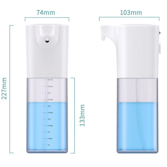 TouchFlow Pro: Smart Wall-Mounted Soap Dispenser w/ 4-Level Foam & Gel Output