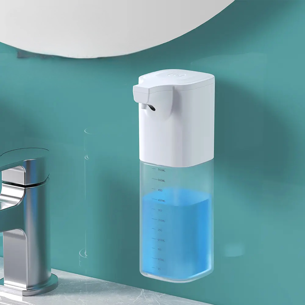 TouchFlow Pro: Smart Wall-Mounted Soap Dispenser w/ 4-Level Foam & Gel Output