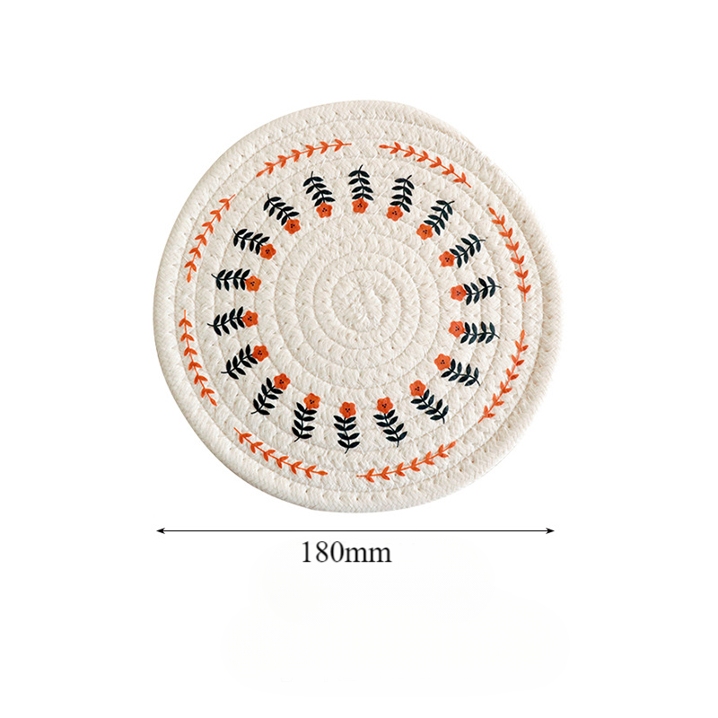 Simple and Elegant Linen Placemat, Heat-Resistant and Washable