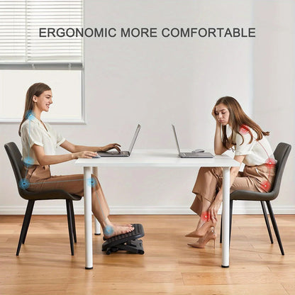 Ergonomic Adjustable Under Desk Footrest – Ultimate Comfort Support