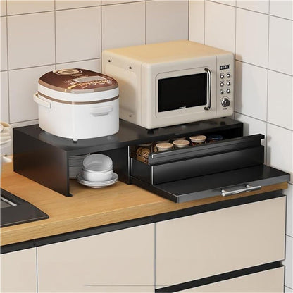 Expandable Steel Coffee Station Organizer