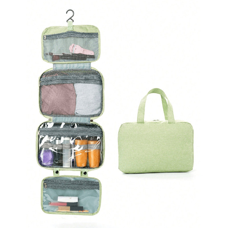 JetPack Go: Foldable Hanging Toiletry Bag with Wet/Dry Separation | 8 Pockets, 5 Colors