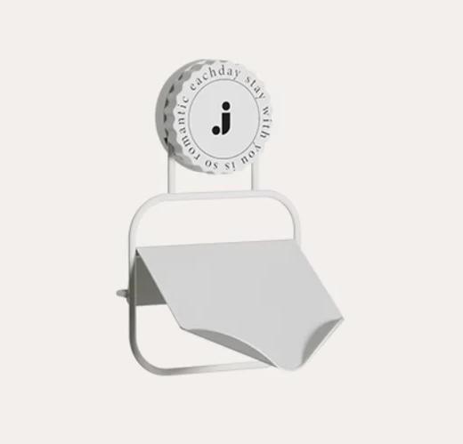 Iron Soap Dish with Suction Cup - Simple and Sleek