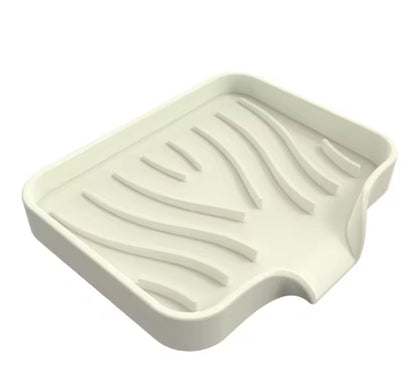 Non-Slip Silicone Soap Drain Mat - Mini Kitchen Sink Tray