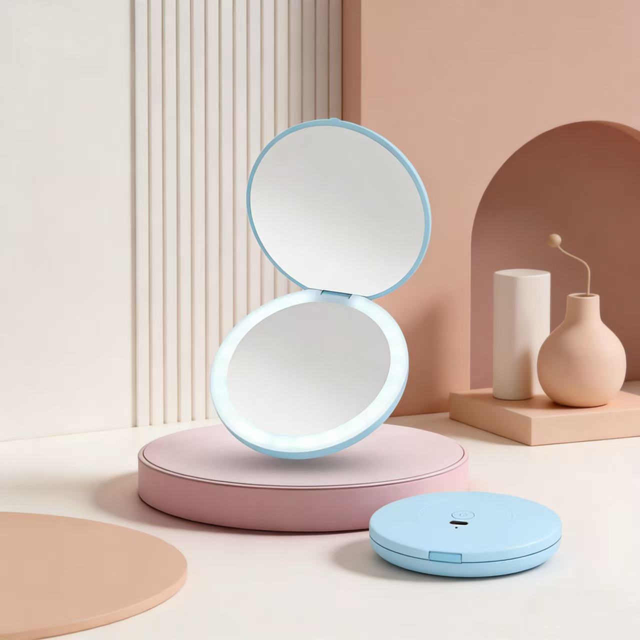 Standing Makeup Bag – Portable, Large Capacity