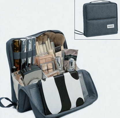 Standing Makeup Bag – Portable, Large Capacity