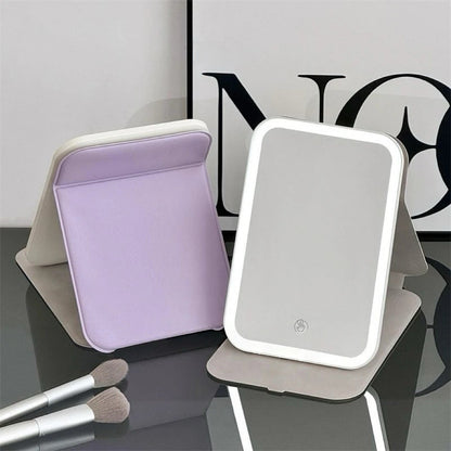 Portable Makeup Mirror – Foldable with LED Light