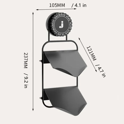 Iron Soap Dish with Suction Cup - Simple and Sleek