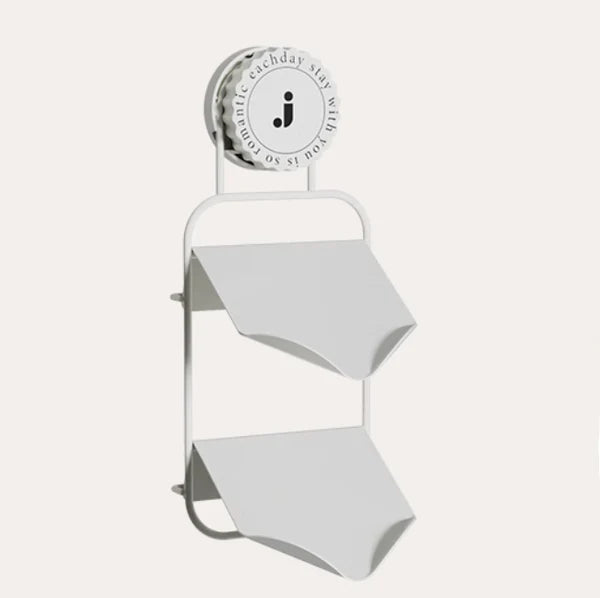 Iron Soap Dish with Suction Cup - Simple and Sleek