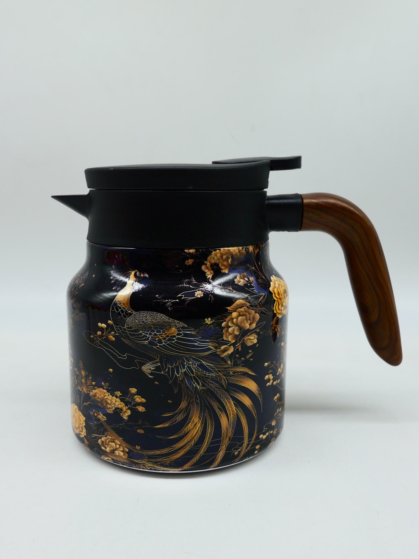 Vintage Floral Pattern Tea Thermos – Built-In Infuser, 28 Oz/35 Oz
