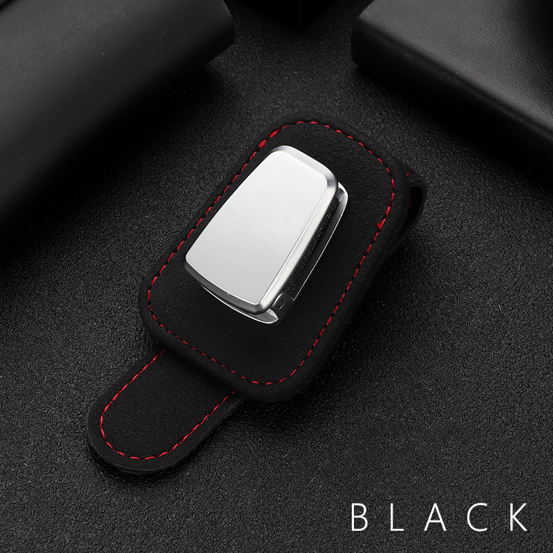 Leather Sunglasses Holder for Car - Custom Logo Available