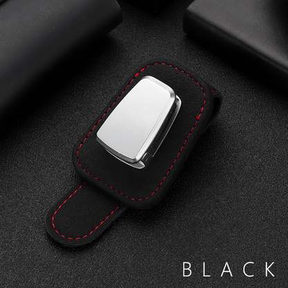 Leather Sunglasses Holder for Car - Custom Logo Available